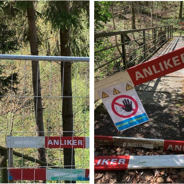 Gesperrte Brücke im Ränggloch sorgt für Ärger