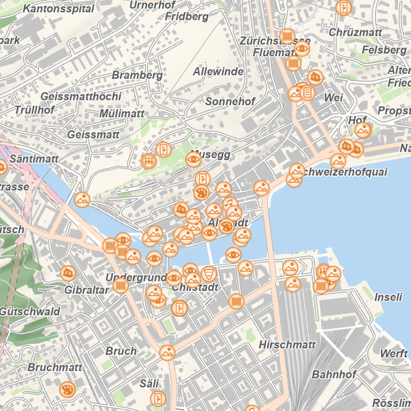 Luzerns digitaler Stadtplan erhält viele neue Funktionen
