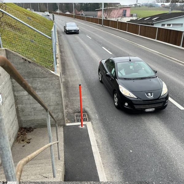 Hünenbergs schicke neue Strasse – eine Gefahr?