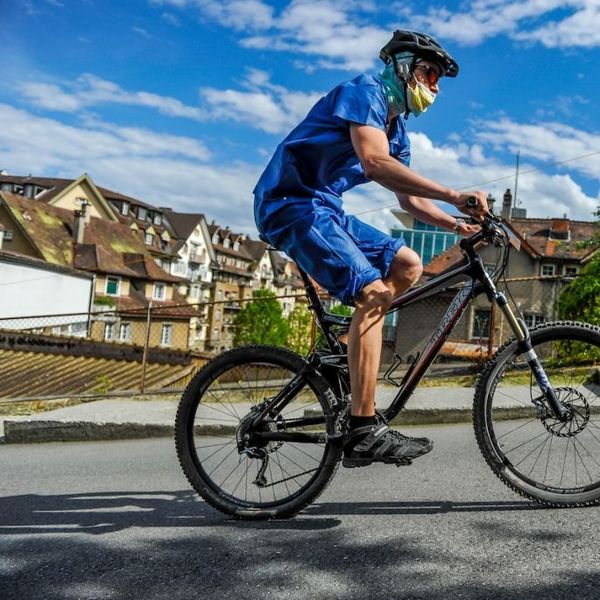 Bergsprint in der Stadt Luzern
