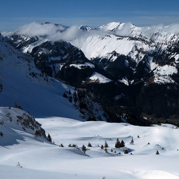 Einsame Skisafari vom Engelberger Tal ins Melchtal