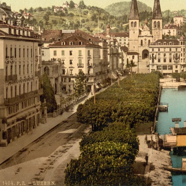 Luzern vibrierte schon 1850 dank Touristenströmen