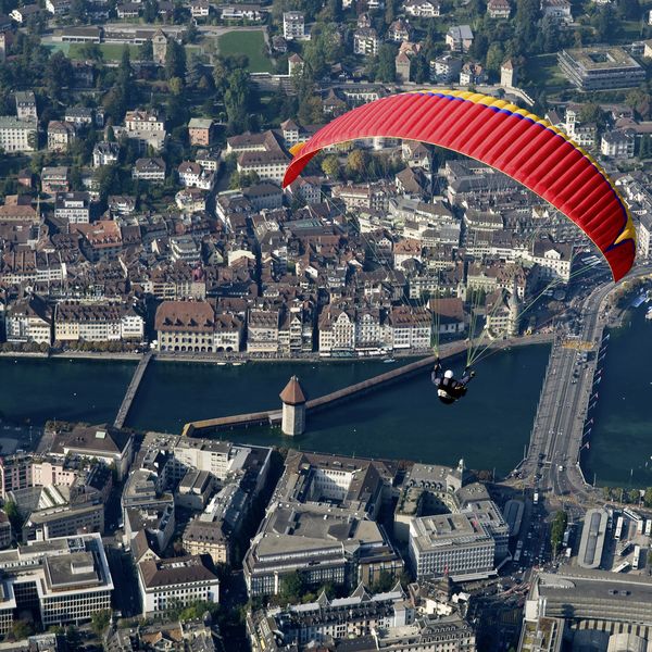 8 faszinierende Bilder, die Luzern von oben zeigen