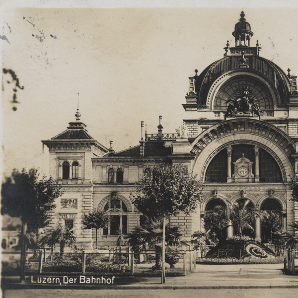 So schön war der Bahnhof Luzern vor dem Neubau