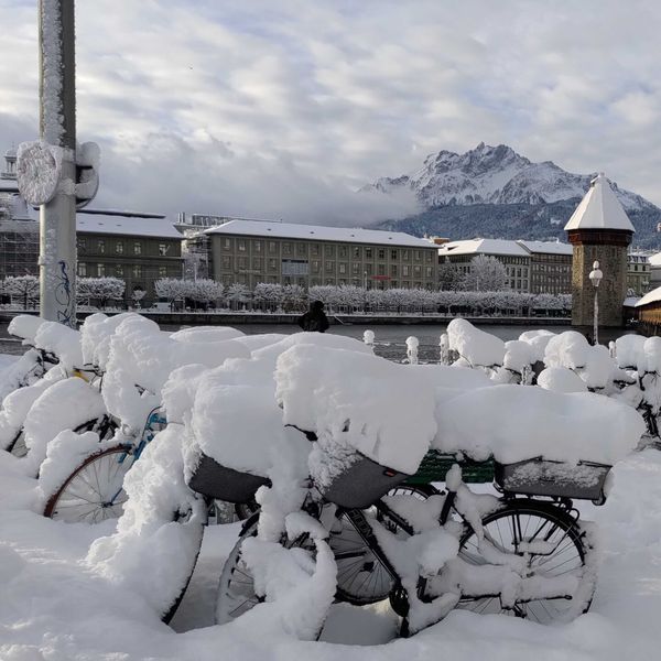 Schnee, soweit das Auge reicht