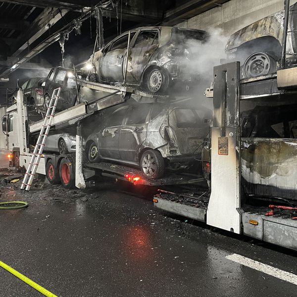 Ursache für Lastwagenbrand im Sonnenbergtunnel geklärt