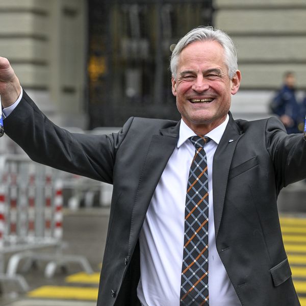 Pfisters grosser Tag: Ganz nah dran