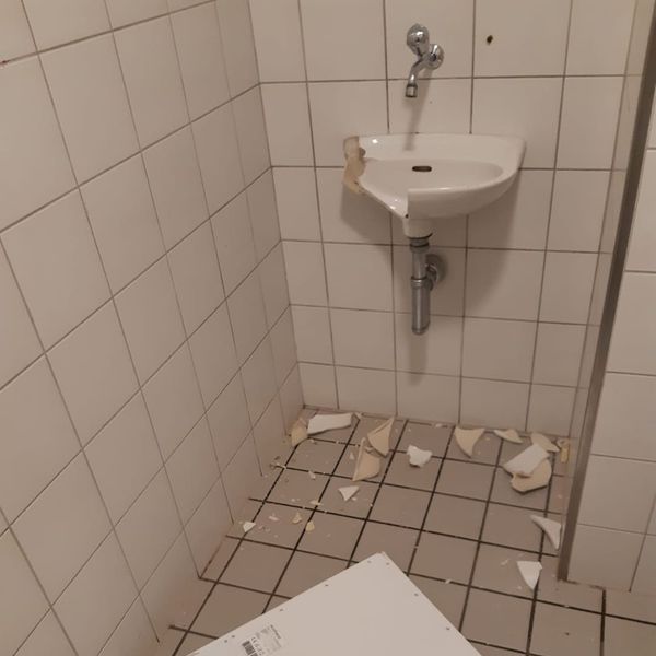 Vandalen demolieren WC-Häuschen in Kriens