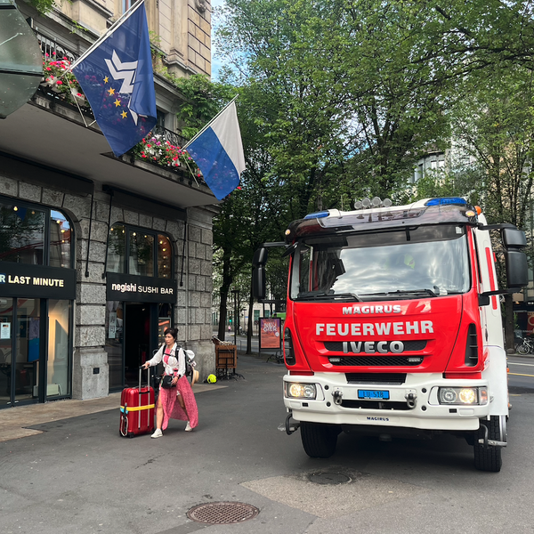 Brannte es hier in der Stadt Luzern an zentraler Lage?