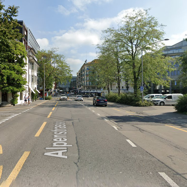 Lärmige Bauarbeiten in der Nähe des Bahnhofs Zug