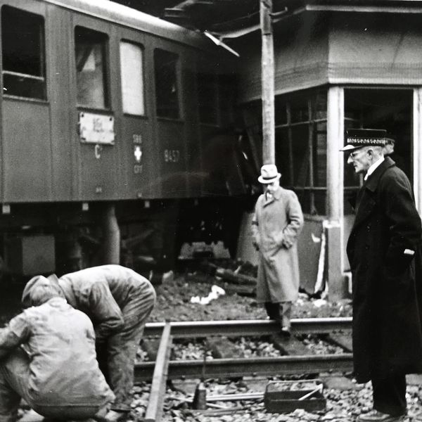 Warum vor fast 80 Jahren  ein Zug in Luzern entgleiste
