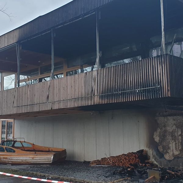 Fassadenbrand beim Restaurant Seehaus Grill