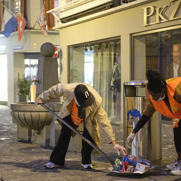 Fast-Food-Mitarbeiter putzten die Luzerner Altstadt