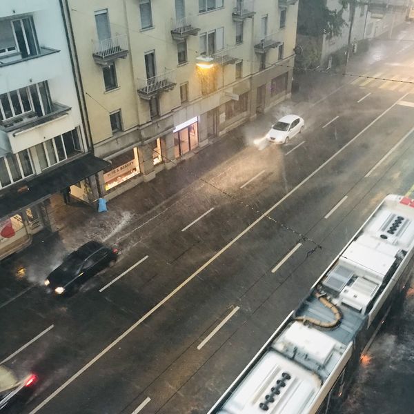 Gewitter über Luzern: Polizei im Dauereinsatz
