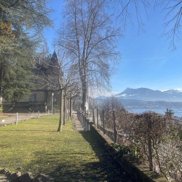 Stadt Luzern bringt Park um Villa Musegg auf Vordermann