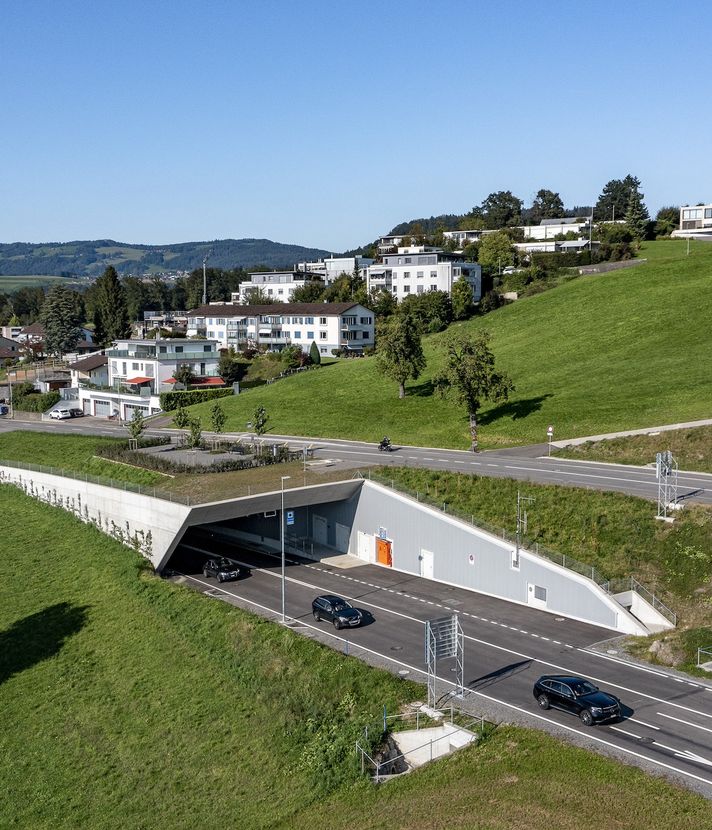 Darum wird der Geissbüel-Tunnel in Baar gesperrt