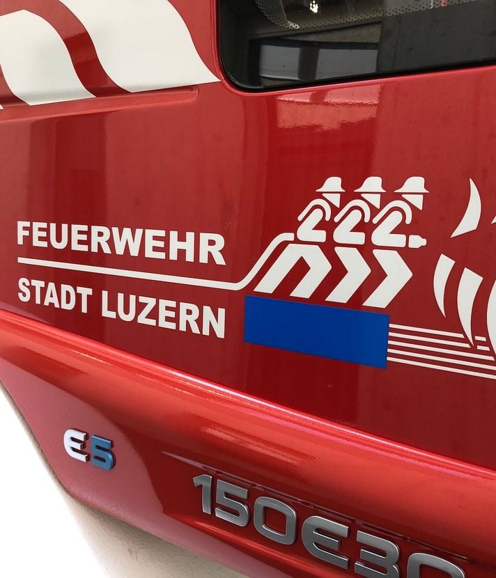 Küchenbrand in Luzern: Frau muss ins Spital