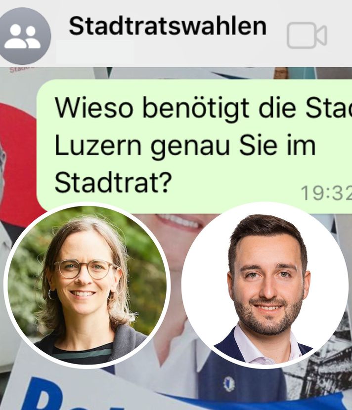Luzerner Stadtratskandidaten chatten um eure Gunst