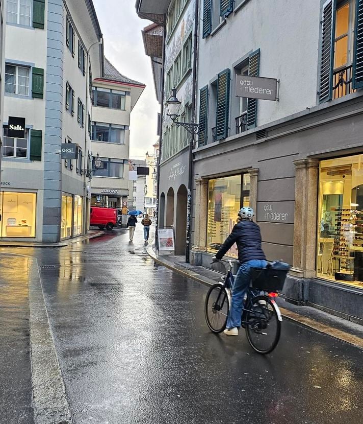 Luzerner Altstadt: Wo Velos Fussgängern ausweichen müssen