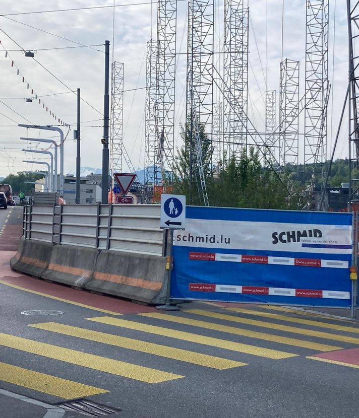 Luzern: Darum wird bei der Langensandbrücke gebaut