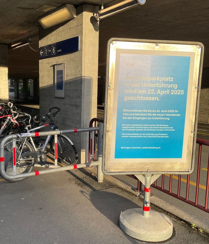Obacht! Zuger Polizei knackt jetzt Velos auf