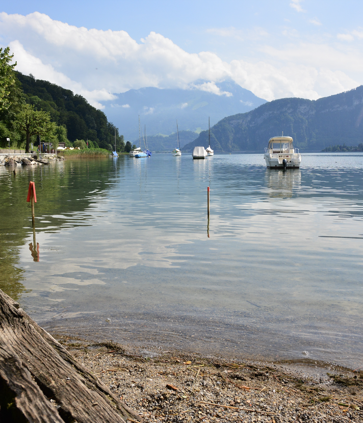 Badestelle im Sternenmätteli in Horw neu mit «Strand»