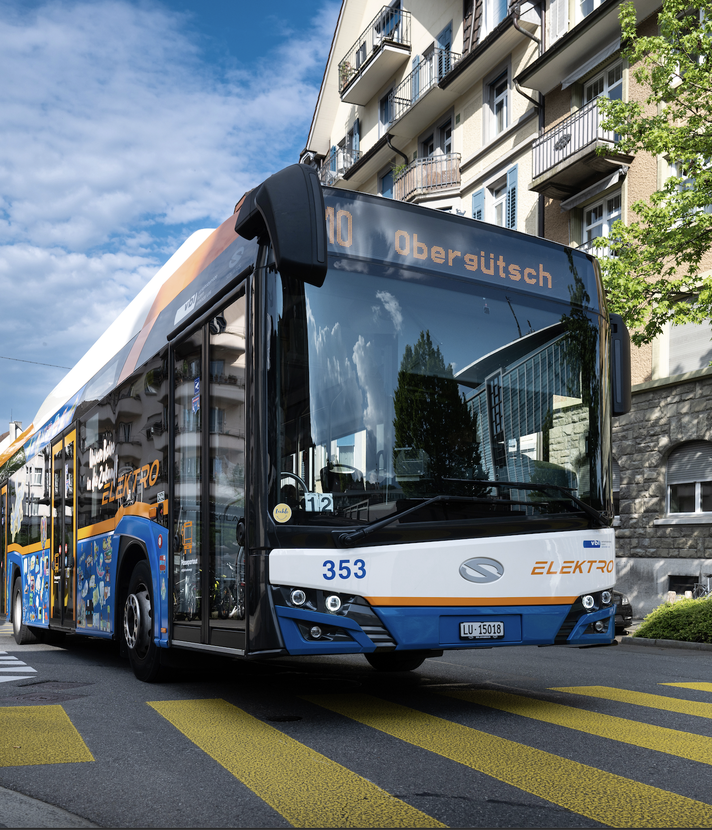 Der Verkehrsverbund Luzern schafft elf neue E-Busse an