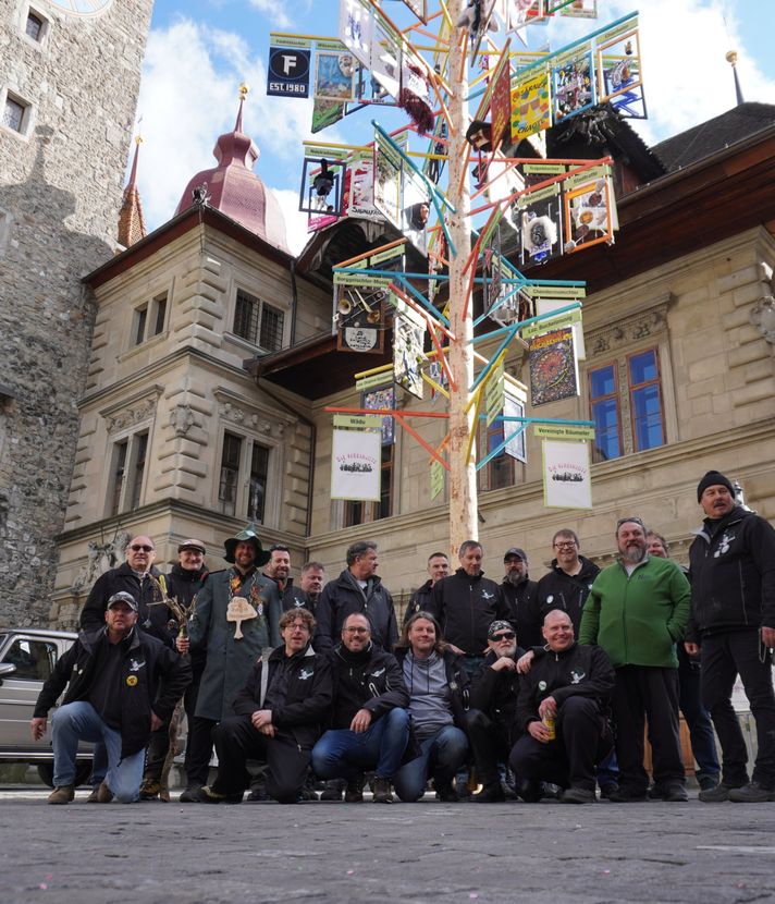 Luzerner Fasnacht: Jubel und Polizei beim 40. Guuggerbaum