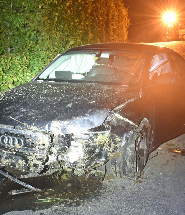 Audi, Mercedes und Bienenstock futsch: Unfall in Dierikon