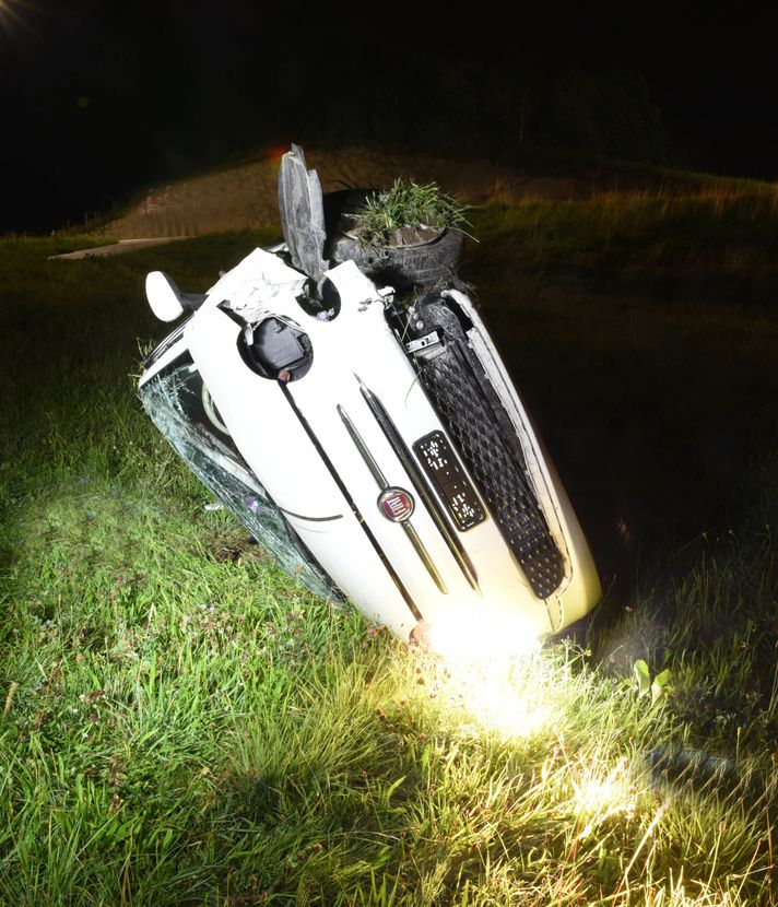 Zwischen Luzern und Meggen: Auto überschlägt sich mehrfach