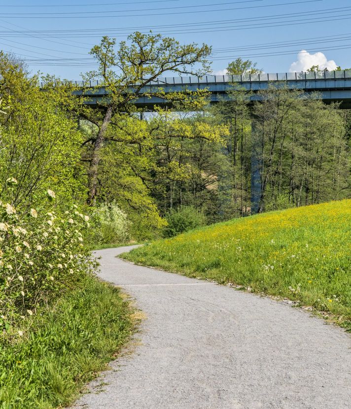 Lorzenweg wegen Bau der Umfahrung gesperrt