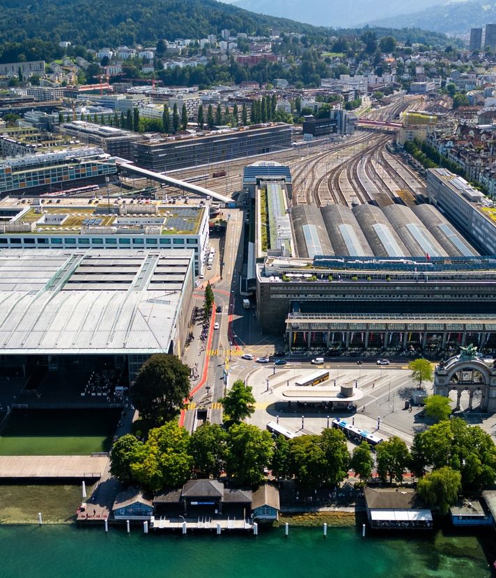 Eine neue Autobrücke mitten in Luzern kommt zur Sprache