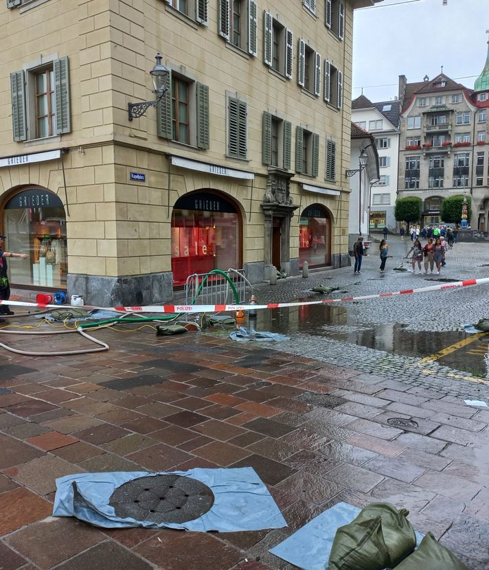 Luzern hat besonders mit extremem Unwetter zu kämpfen