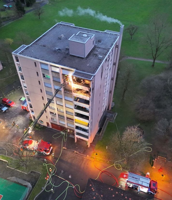 Nach Brand in Cham: Sieben Wohnungen nicht bewohnbar