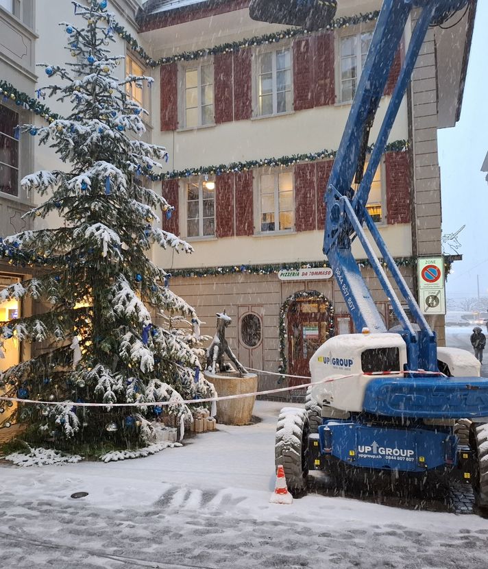 Weihnachtsdeko: Dieses Jahr ohne Schneekanone