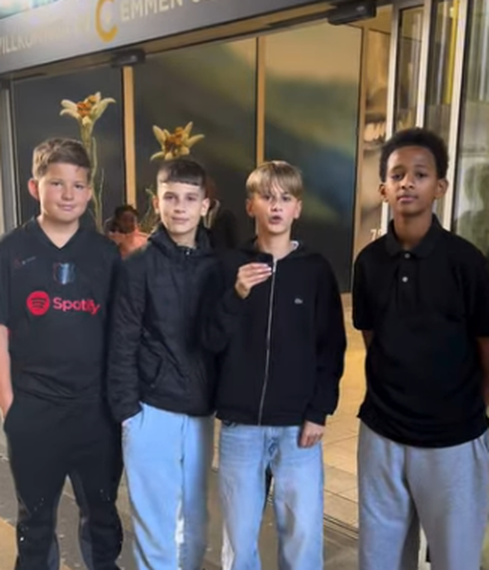 Dieses Video von vier Jungs im Emmen Center geht viral