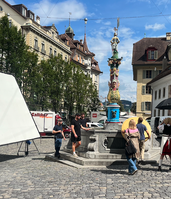 Dreharbeiten am Kapellplatz: Das steckt dahinter