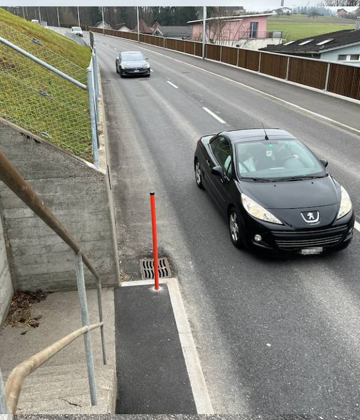 Hünenbergs schicke neue Strasse – eine Gefahr?
