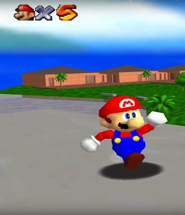 Super Mario rennt durchs Strandbad Lido in Unterägeri