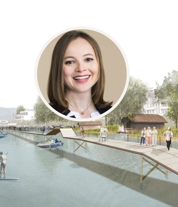 Laura Dittli will keine Stege im See, auch keine kürzeren