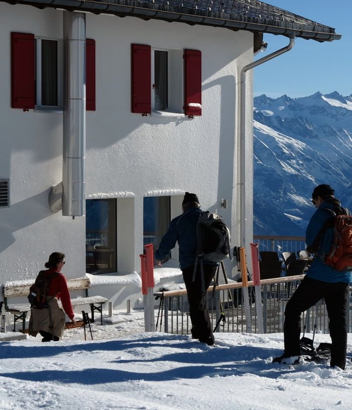 Es geht auch ohne Piste: Auf Skiern in Lungern-Schönbüel