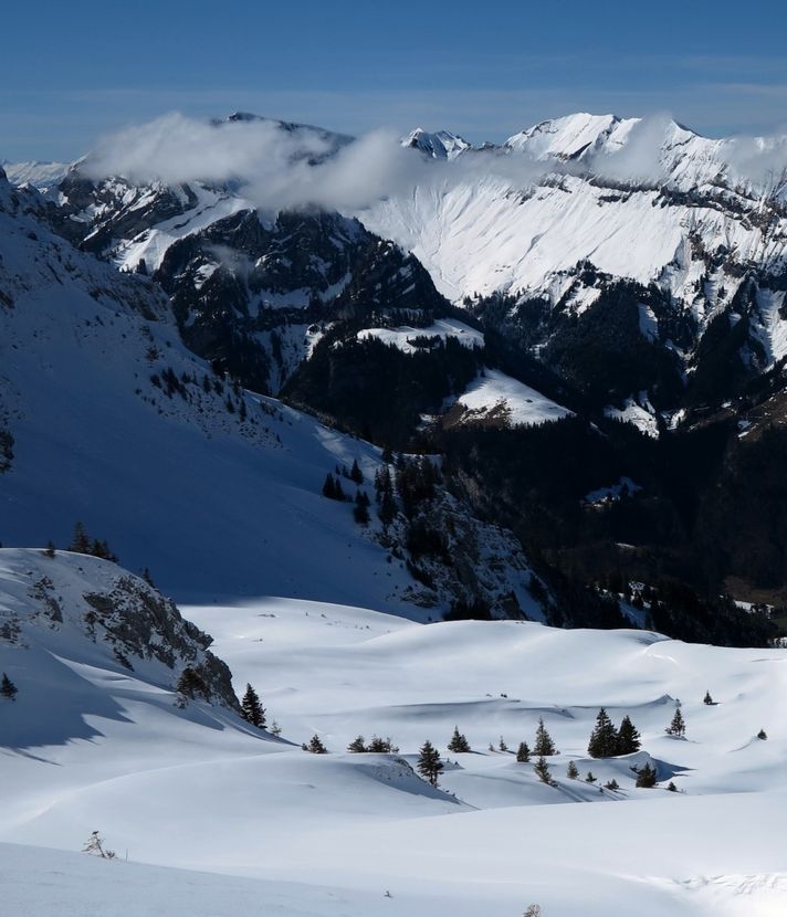 Einsame Skisafari vom Engelberger Tal ins Melchtal
