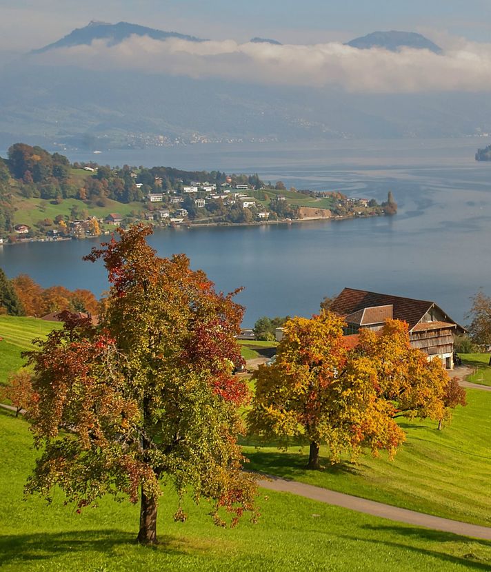 Goldener Herbst in der Region Nidwalden