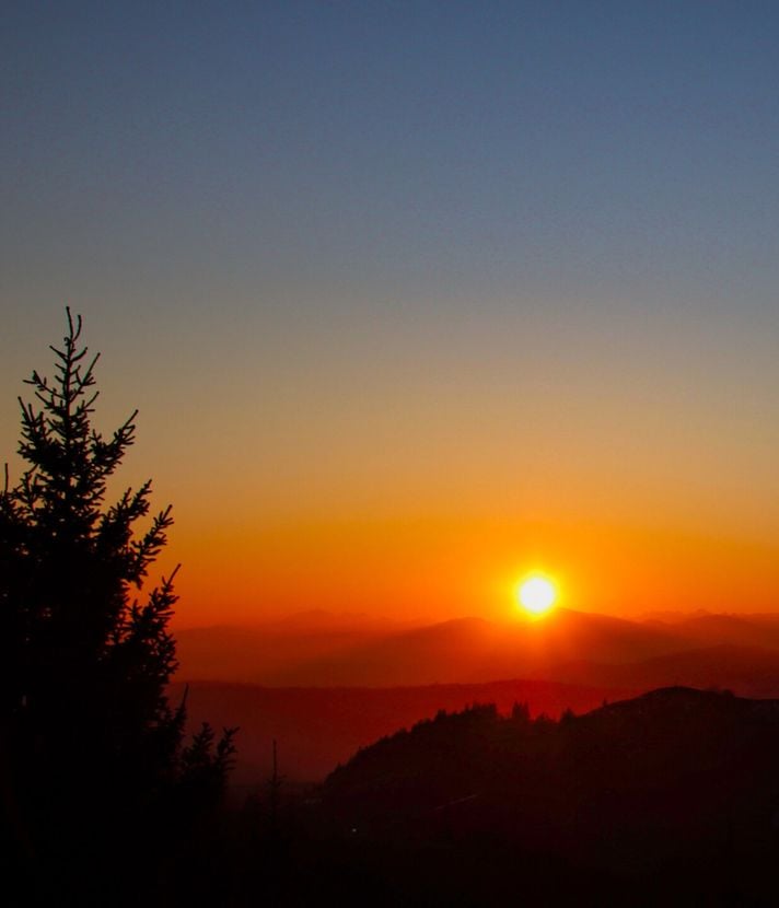 Einfach nur schön: Ein Sonnenaufgang auf dem Napf