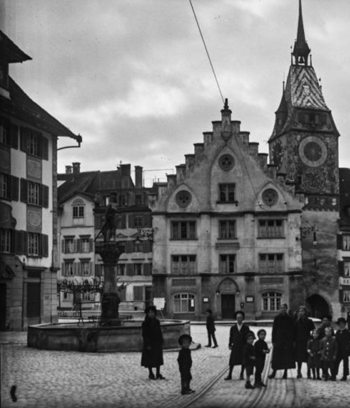 So sah das Stadtleben in Zug vor über 100 Jahren aus
