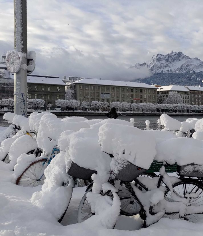 Schnee, soweit das Auge reicht