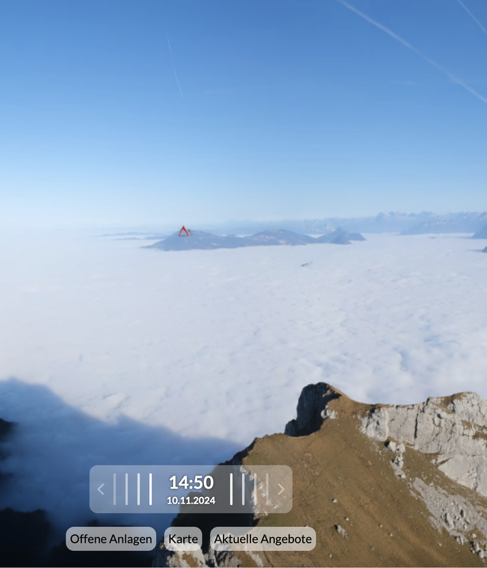 Zentralschweizer Berge überragen Wolken – nur einer nicht