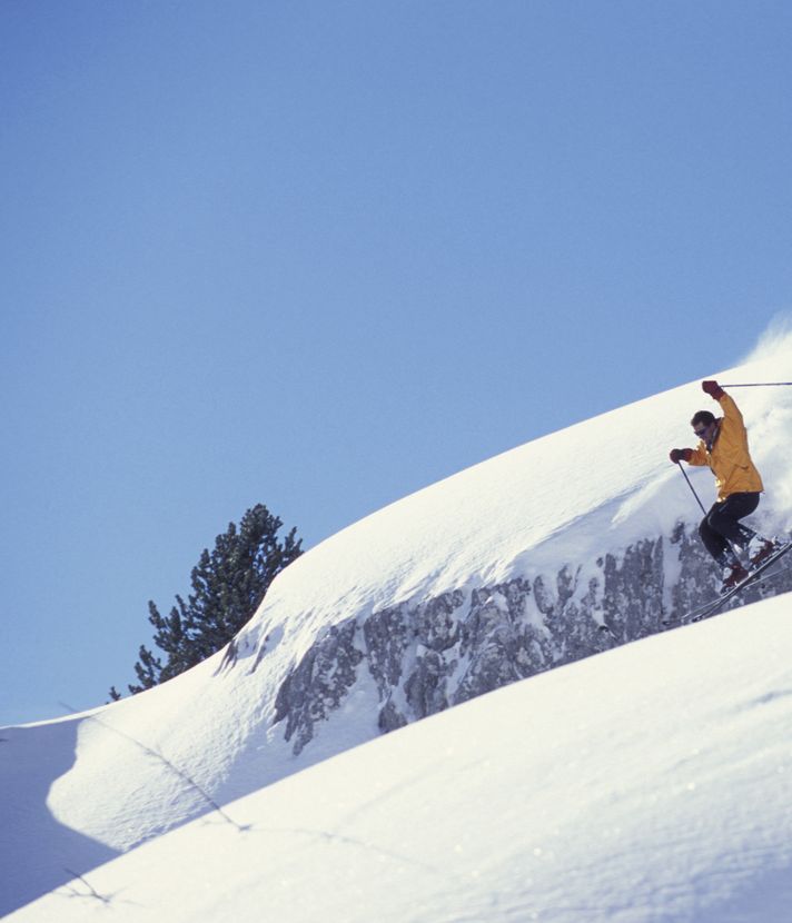 Zentralschweizer Skifahrer von ihrer schönsten Seite