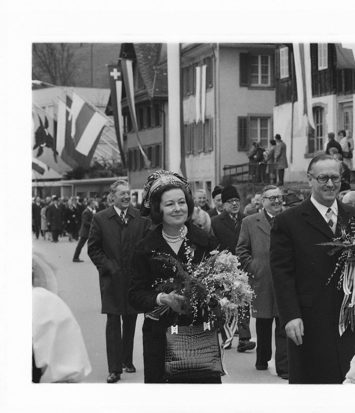 So feierte Zug seinen letzten Bundesrat Hans Hürlimann