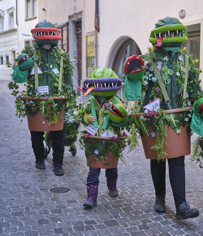 So bunt war der Güdismontag in Luzern